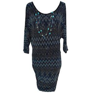 LIMITÉ  slouchy with glitter oversized top dress top women size large